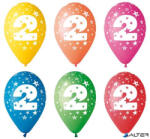  Léggömb, 26 cm, számos, 2 (11-PRINT2) - alter