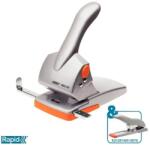 Rapid "HDC65 Fashion" lyukasztó nagyteljesítményű kétlyukú 65lap ezüst - narancssárga (20922603) (20922603) (20922603)