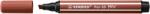 STABILO Filctoll, 1-5 mm, vágott hegy, STABILO "Pen 68 MAX", vörösbarna (TST76875) - webpapir