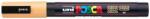 uni Dekormarker, 0, 9-1, 3 mm, UNI "Posca PC-3M", világos narancssárga (TUPC3MVN)