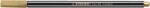 STABILO Filctoll, 1, 4 mm, STABILO "Pen 68 metallic", arany (TST68810) - webpapir