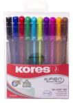 Kores Golyóstoll készlet, 1, 0 mm, kupakos, háromszögletű, KORES "K1-M", vegyes (IK37150) - webpapir
