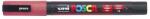 uni Dekormarker, 0, 9-1, 3 mm, UNI"Posca PC-3ML", fényes piros (TUPC3MFP)