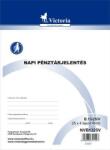 VICTORIA Napi pénztárjelentés 25x4 lap vegykezelt B. 13-25V (NVB1325V_db)