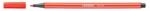 STABILO Filctoll, 1 mm, STABILO "Pen 68", világos piros (TST6840) - webpapir