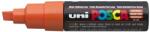 uni Dekormarker, 8 mm, vágott, UNI "Posca PC-8K", narancssárga (TUPC8KN)