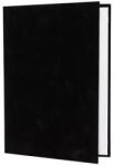  Oklevéltartó, A4, exkluzív, plüss, fekete (ISKE178) - webpapir
