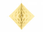  Papír gyémánt sárga 20 cm
