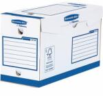Fellowes Archiválódoboz, extra erős, A4+, 150 mm, FELLOWES "Bankers Box Basic", kék- fehér (IFW44728)