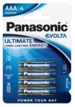 Panasonic Elem, AAA mikro, 4 db, PANASONIC "Evolta (PEEVAAA4) - webpapir