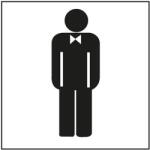 APLI Információs matrica, férfi mosdó, APLI (LCA836) - webpapir