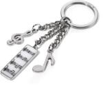 TROIKA Kulcstartó, 3 charm dísszel, TROIKA "5. Sinfonie (TROKR1205CH) - webpapir