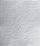  Öntapadós matrica, 5 cm-es, betűlap, ABC második fele, fehér (LUIN138) - webpapir