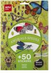 APLI Matrica, újra felhasználható, 50 db, APLI Kids "Stickers", rovarok (LCA19429) - webpapir