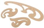 KOH-I-NOOR Görbevonalzó készlet, műanyag, KOH-I-NOOR (TKOH750068)