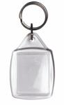  Kulcstartó fényképtartóval, műanyag, átlátszó (RK0070)