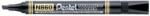 Pentel Alkoholos marker, 0, 6-4, 5 mm, vágott, PENTEL "N860", fekete (PENN860FK) - webpapir