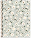 Miquelrius Green Flowers A/4 4x30 lapos vonalas spirálfüzet (A15296GR81)