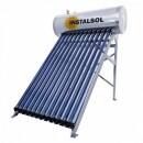 INSTALSOL Panou solar presurizat INSTALSOL inox 12 tuburi vidate Heat Pipe cu boiler 120 L suport fixare anod de Mg si supapa eliberare vid (ISL-HP120)