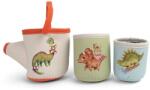 FILIBABBA Neoprene Bath Toys Dino Activity Cups jucărie pentru apă 6m+ 3 buc