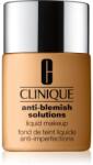 Clinique Anti-Blemish Solutions Liquid Makeup fedő hatású alapozó az aknéra hajlamos zsíros bőrre árnyalat CN 58 Honey 30 ml