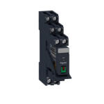 Schneider Electric Harmony Electromechanical Relays - RXG21B7PV - RXG Interfész relé foglalattal, 2CO, 5A, 24VAC, tesztgomb (RXG21B7PV)