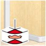 Legrand 10619 DLP külső könyök 50x105mm-es csatornához (010619)