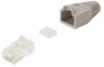 LogiLink RJ45 modular plug Cat. 6A UTP with boot and guide plate 100 each (MP0072)