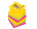 3M POST-IT Öntapadó jegyzettömb, 'Z', 76x76 mm, 6x90 lap, , 'Super Sticky Carnival' (LPR3306SSR) (LPR3306SSR)