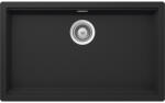 SCHOCK Schock Lahti N-100XL konyhai mosogatótálca Cristalite Onyx 756 x 456 mm, gránit kompozit, hagyományos beépítés/munkalap alá építés, metalizált fekete (LAHN100XLONYX)