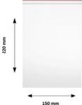 Clarina Pungi ziplock Clarina, 150 x 220 mm, 100/set ZIP-1522