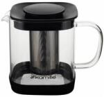 kamille Kamille, üveg, rozsdamentes acél szűrővel 1000 ml, négyzet alakú (025060048)