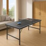 Juskys Összecsukható mini pingpongasztal kiegészítőkkel 152 x 71 cm (24876)