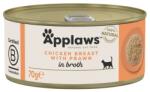 Applaws Konzerv macskáknak csirkemell és garnelával, alaplében 12 x 70 g