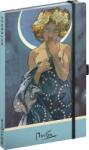 NOTIQUE Alfons Mucha Vázlatfüzet 172 21 x 13 cm 100 g Luna (A-34393)