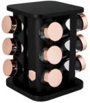 Berlinger Haus BH/8559 Fűszertartó állvánnyal - Fekete (13 fűszertartó / csomag) (BH/8559) (BH/8559)