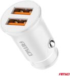 AMiO Autós töltő 2x USB-A 2.1A 12/24V (0503872) (0503872) (0503872)