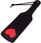 Rouge - valódi bőr, szíves paskoló (fekete) - vagyaim