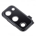 Aftermarket Piese si componente Geam Camera Spate Samsung Galaxy S20 FE 5G G781 / S20 FE G780, cu Rama, Negru (gea/sam/sg781/cu/ne) - pcone