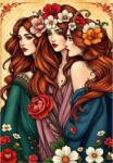 Alipson Puzzle 50267 - The Three Flower Muses - 1000 db-os puzzle (50267)