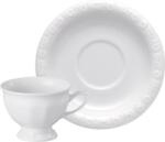 Rosenthal Ceașcă pentru espresso Maria Albă 80 ml cu farfurioară (10430 800001 14722 + 10430 800001 14721)