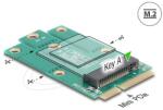 Delock Mini PCIe apa - M. 2 kulcs A csatlakoztató adapter (64339)