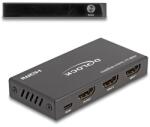 Delock HDMI kapcsoló 2 x HDMI bemenet - 1 x HDMI kimenet 8K 60 Hz (18607)