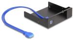 Delock 5.25 fém beszerelési keret USB 5 Gbps Hub-bal Slim Bay Mobile Rack-hez (18006)