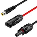 LogiLink Napelemes adapter kábel, DC7909/M - 2x MC4/MF, CU, fekete/piros, 1, 8 m (PHC0401)