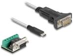 Delock USB 2.0 A-típusú adapter 1 x soros RS-422/485 apa 6 tűs terminal blockkal 5 V 2 m (64270)