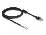 Delock USB 2.0 összekötő kábel 4 tűs kamera modulokhoz V7 1, 5 m (12089)