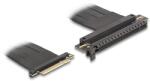 Delock Riser kártya PCI Express 3.0 x8 x8 apa x16 foglalatba, 30 cm-es kábellel (81499) - dellaprint