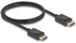 Delock Koaxiális DisplayPort kábel 16K 60 Hz 80 Gbps 1 m (80491) - dellaprint
