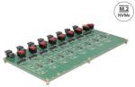 Delock M. 2 Teszttábla 8 x M. 2 NVMe Kulcs M SSD SFF-8643 konnektorral (61073)